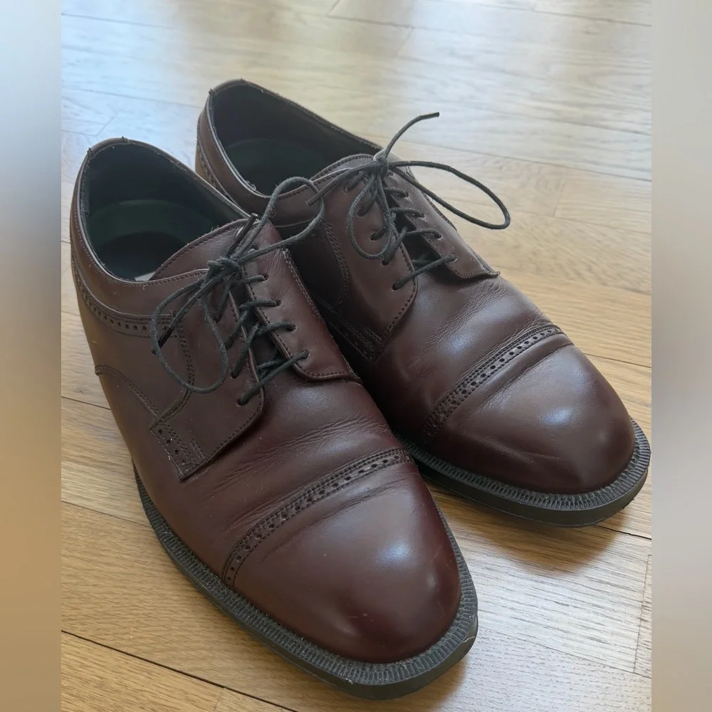 Florsheim Comfortech Men's Brown -burgundy Leather Oxfords